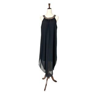 Crossroads Studded Halter Neck Sheer Drape Dress | 14